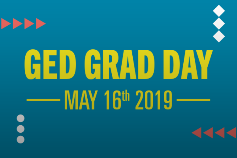 Pomp and Circumstance: GED® Grad Day is May 16th!
                      